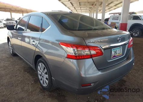 2015 Nissan Sentra Sv z USA, uszkodzony, nr VIN 3N1AB7AP6FY301506
